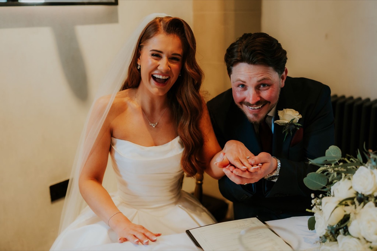 Robyn, real bride